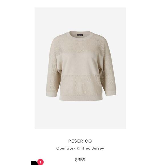 Vintage Vintage 1980s Mervyns Cheetah Brand Pullover Ecru Sweater Unisex M - Picture 5 of 5